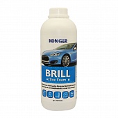 Konger BRILL Активная пена для бесконтактной мойки автомобилей в жёсткой воде 1л (уп/12шт)